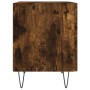 Mesita noche 2 uds madera ingeniería roble ahumado 40x35x47,5cm