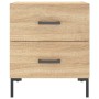 Mesita de noche madera de ingeniería roble Sonoma 40x35x47,5 cm