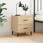 Mesita de noche madera de ingeniería roble Sonoma 40x35x47,5 cm