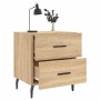 Mesita de noche madera de ingeniería roble Sonoma 40x35x47,5 cm