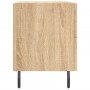 Mesita noche 2 uds madera ingeniería roble Sonoma 40x35x47,5 cm