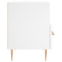Mesitas de noche 2 uds madera ingeniería blanco 40x35x47,5 cm