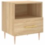 Mesita de noche madera de ingeniería roble Sonoma 40x35x47,5 cm