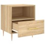 Mesita de noche madera de ingeniería roble Sonoma 40x35x47,5 cm