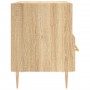 Mesita de noche madera de ingeniería roble Sonoma 40x35x47,5 cm