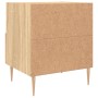 Mesita de noche madera de ingeniería roble Sonoma 40x35x47,5 cm