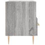 Mesita de noche madera de ingeniería gris Sonoma 40x35x47,5 cm