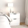 Nachttisch aus Sperrholz weiß 40x40x50 cm von vidaXL, Nachttische - Ref: Foro24-326723, Preis: 61,33 €, Rabatt: %