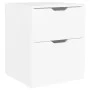 Nachttisch aus Sperrholz weiß 40x40x50 cm von vidaXL, Nachttische - Ref: Foro24-326723, Preis: 60,50 €, Rabatt: %