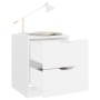 Nachttisch aus Sperrholz weiß 40x40x50 cm von vidaXL, Nachttische - Ref: Foro24-326723, Preis: 61,33 €, Rabatt: %