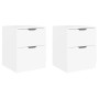 Nachttische 2 Stk. Holzwerkstoff weiß 40x40x50 cm von vidaXL, Nachttische - Ref: Foro24-326724, Preis: 106,06 €, Rabatt: %