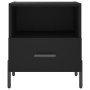 Mesitas de noche 2 uds madera ingeniería negro 40x35x47,5 cm