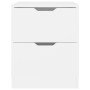 Nightstands 2 pcs engineered wood white 40x40x50 cm by vidaXL, Nightstands - Ref: Foro24-326724, Price: 106,06 €, Discount: %