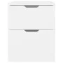 Nightstands 2 pcs engineered wood white 40x40x50 cm by vidaXL, Nightstands - Ref: Foro24-326724, Price: 104,40 €, Discount: %