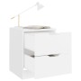Nightstands 2 pcs engineered wood white 40x40x50 cm by vidaXL, Nightstands - Ref: Foro24-326724, Price: 106,06 €, Discount: %