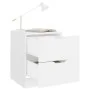 Nightstands 2 pcs engineered wood white 40x40x50 cm by vidaXL, Nightstands - Ref: Foro24-326724, Price: 104,40 €, Discount: %