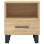 Mesita de noche madera de ingeniería roble Sonoma 40x35x47,5 cm