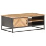 Couchtisch aus massivem Akazienholz 90x50x35 cm von vidaXL, Couchtisch - Ref: Foro24-323526, Preis: 159,43 €, Rabatt: %