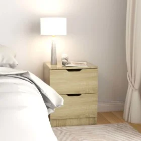 Sonoma oak engineered wood bedside table 40x40x50 cm by vidaXL, Nightstands - Ref: Foro24-326729, Price: 67,35 €, Discount: %