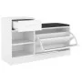 White plywood shoe bench 94.5x31x57 cm by vidaXL, Shoe racks and shoe organizers - Ref: Foro24-326741, Price: 107,00 €, Disco...