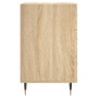 Mesita de noche madera de ingeniería roble Sonoma 40x40x66 cm