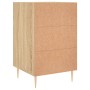 Mesita de noche madera de ingeniería roble Sonoma 40x40x66 cm