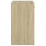 Schuhbank aus Holzwerkstoff Sonoma-Eiche 94,5x31x57 cm von vidaXL, Schuhregale und Schuhorganisatoren - Ref: Foro24-326744, P...