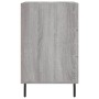 Mesita de noche madera de ingeniería gris Sonoma 40x40x66 cm