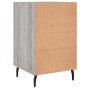Mesita de noche madera de ingeniería gris Sonoma 40x40x66 cm