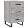 Mesita de noche madera de ingeniería gris Sonoma 40x40x66 cm