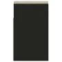 Shoe bench with black engineered wood cushion 104x30x49 cm by vidaXL, Shoe racks and shoe organizers - Ref: Foro24-326751, Pr...