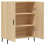 Aparador de madera de ingeniería roble Sonoma 69,5x34x90 cm