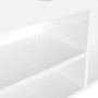 Shoe bench with cushion, engineered wood, glossy white. by vidaXL, Shoe racks and shoe organizers - Ref: Foro24-326756, Price...