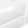 Shoe bench with cushion, engineered wood, glossy white. by vidaXL, Shoe racks and shoe organizers - Ref: Foro24-326756, Price...
