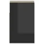 vi Banco zapatero con cojín madera ingeniería negro brillo de vidaXL, Zapateros y organizadores de calzado - Ref: Foro24-3267...
