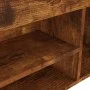 Shoe bench with smoked oak engineered wood cushion by vidaXL, Shoe racks and shoe organizers - Ref: Foro24-326758, Price: 92,...
