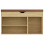 Schuhbank mit Sonoma-Holzwerkstoffkissen 80x30x47 cm von vidaXL, Schuhregale und Schuhorganisatoren - Ref: Foro24-326762, Pre...