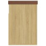 Schuhbank mit Sonoma-Holzwerkstoffkissen 80x30x47 cm von vidaXL, Schuhregale und Schuhorganisatoren - Ref: Foro24-326762, Pre...