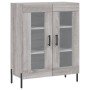 Aparador de madera de ingeniería gris Sonoma 69,5x34x90 cm en Aparadores | Comprar online en Foro24