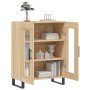 Aparador de madera de ingeniería roble Sonoma 69,5x34x90 cm