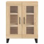 Aparador de madera de ingeniería roble Sonoma 69,5x34x90 cm