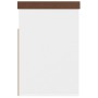 Shoe bench with cushion engineered wood white/sonoma oak by vidaXL, Shoe racks and shoe organizers - Ref: Foro24-326764, Pric...