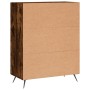 Cómoda madera de ingeniería roble ahumado 69,5x34x90 cm en Cajoneras | Comprar online en Foro24