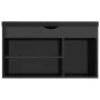 vi Shoe bench with glossy black engineered wood cushion by vidaXL, Shoe racks and shoe organizers - Ref: Foro24-326766, Price...