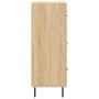 Aparador de madera de ingeniería roble Sonoma 69,5x34x90 cm