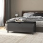 Caja de almacenaje y cojín madera ingeniería gris 105x40x45 cm von vidaXL, Aufbewahrungskisten - Ref: Foro24-326770, Preis: 1...
