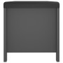 Caja de almacenaje y cojín madera ingeniería gris 105x40x45 cm von vidaXL, Aufbewahrungskisten - Ref: Foro24-326770, Preis: 1...