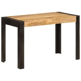 Solid mango wood dining table 120x60x76 cm by vidaXL, Kitchen and dining tables - Ref: Foro24-356291, Price: 254,67 €, Discou...