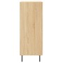Aparador de madera de ingeniería roble Sonoma 69,5x34x90 cm