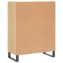 Aparador de madera de ingeniería roble Sonoma 69,5x34x90 cm